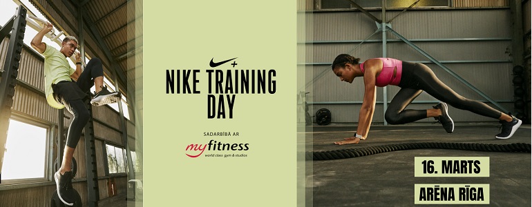 científico músico traductor Nike Training Day powered by MyFitness 16.03. - MyFitness LV